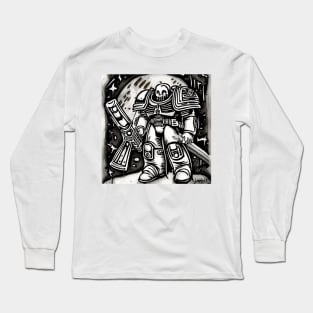 Night Lord over the moon Long Sleeve T-Shirt